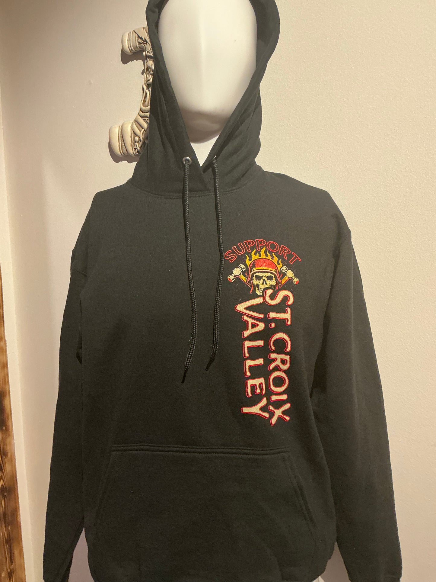 #70 Fire Skull Hoodie