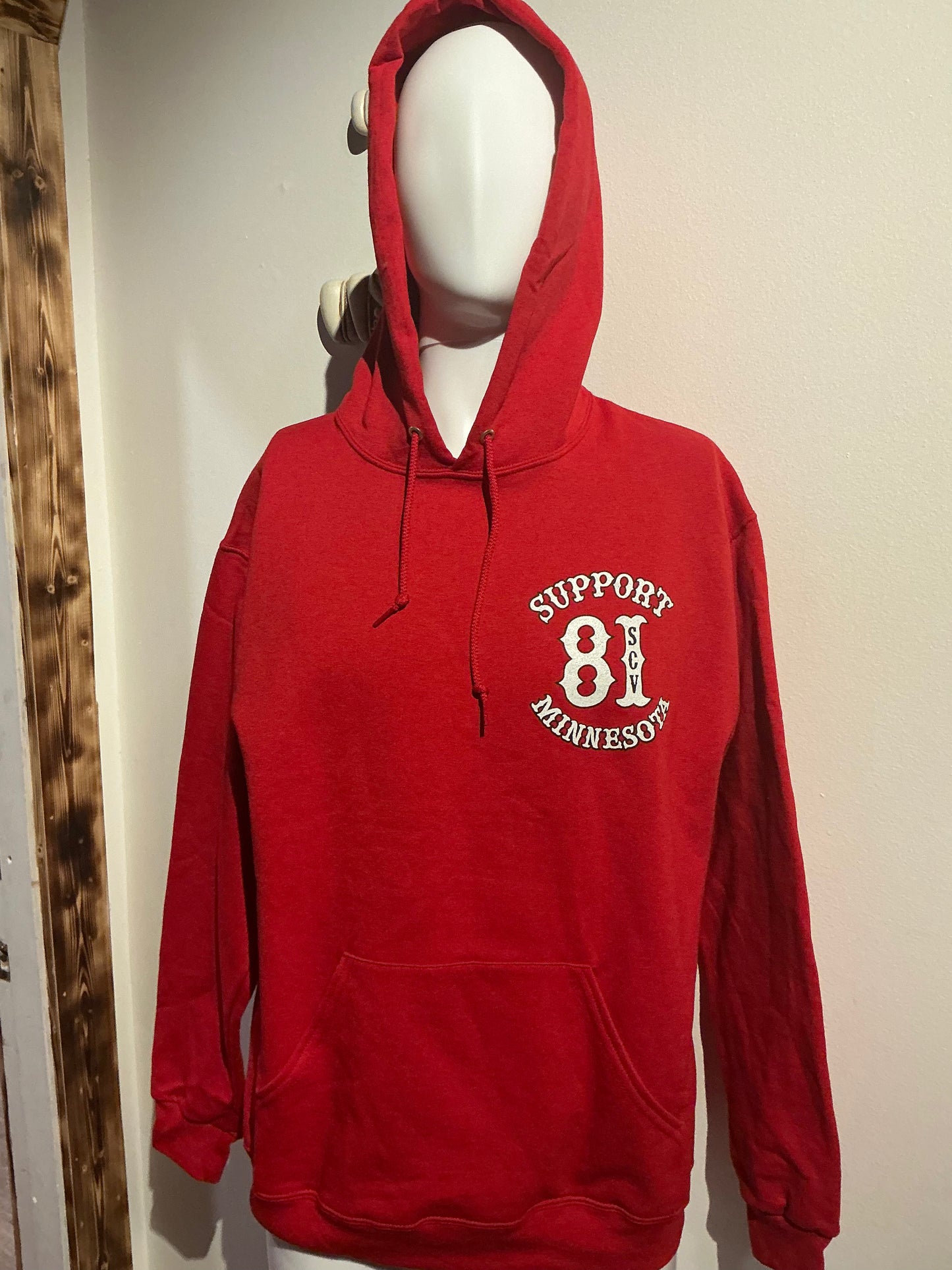 # 71 Red & White Hoodie